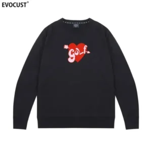 Golf Wang Heart Logo Black Sweatshirt