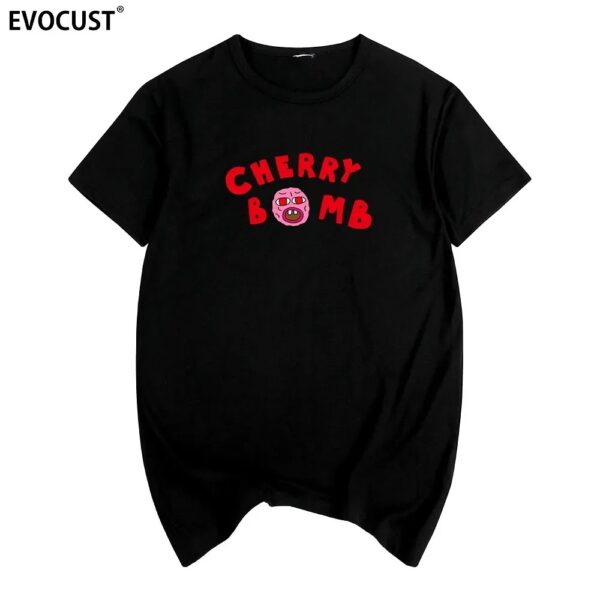 Tyler The Creator Merch Cherry Bomb Golf Wang Black T-Shirt