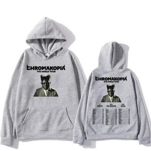 Gray Chromakopia The World Tour Hoodie