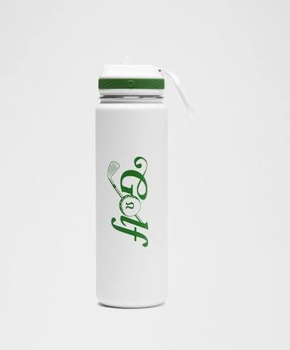 White golf water bottle White golf water bottle